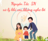 ⛔ Nguyên tắc 5N - QUY TRÌNH XỬ LÝ KHI CON " KHÔNG NGHE LỜI" ------